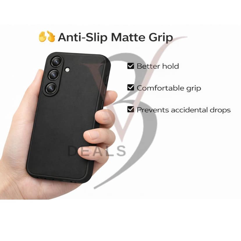 V3Deals Silicone Case Compatible with Samsung Galaxy A55 5G, Samsung A35 | Camera Bump Protection & Inner Velvet Fabric Lining | Ultra Slim Matte Soft Rubberised Case Cover view 5