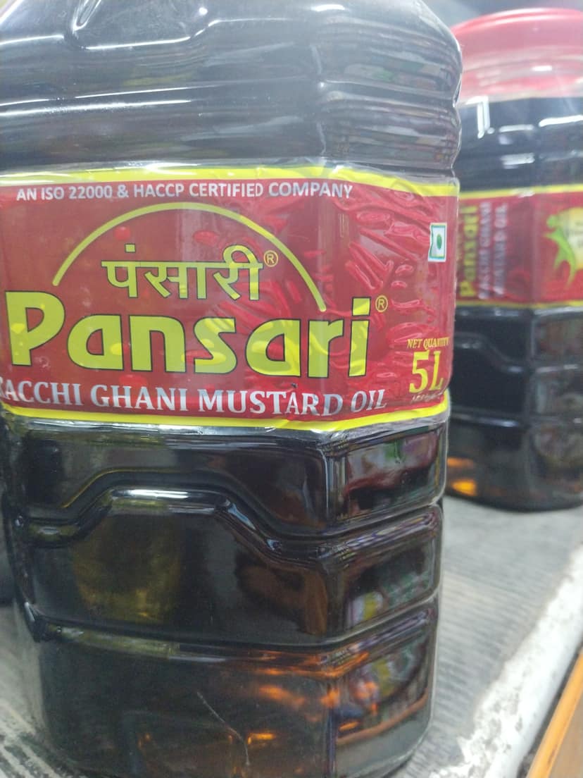 Pansari kacchi ghani mustard oil