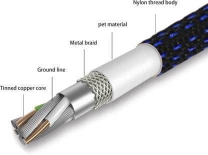 Latest WB-668 Fast Charging & Data Sync USB Cable for All iPhone Devices (Gaming-Cable) (1.5 Mter,Multicolour) view 4