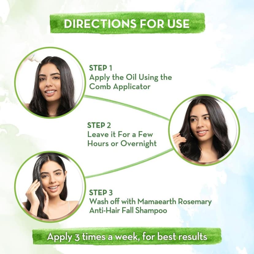 Mamaearth Rosemary Hair Growth Oil With Rosemary And Methi Dana (150ml) view 5
