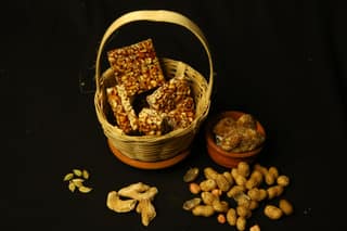 peanut barfi