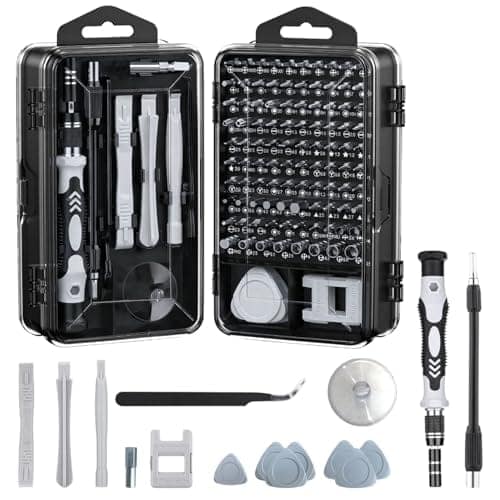 Dyazo 115-in-1 Precision Screwdriver Set | Professional Wrench Bits Repair Tool Kit with Portable Case for Electronics, Mobile, Laptop, PC, Watch, Game Console & DIY Household Repairs (Black) view 2