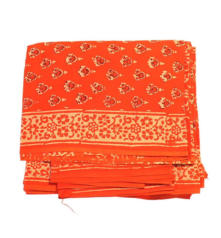 Handcrafted Dabu Print Cotton Dress Material – 3 Piece Set view 2