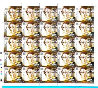 Shobhaphila's Full sheet Stamps 2011 ( b ) (6 NO.S)