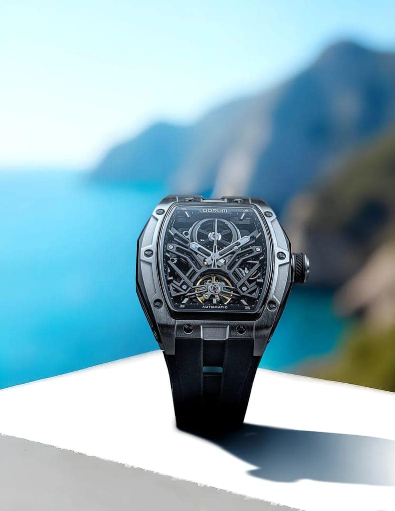 Qorum Equinox Men’s Automatic Skeleton Watch view 2