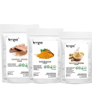 Keegan - Natural Glow Facial Kit For All Skin Type ( Pack of 3 )