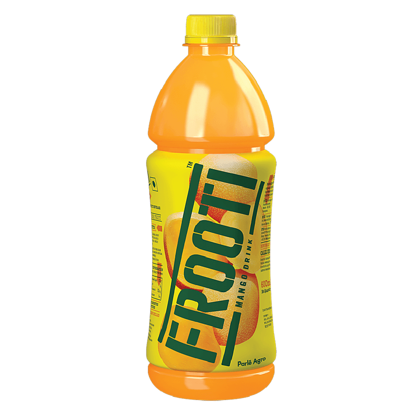 Frooti Mango Drink - Fresh N Juicy, 600 Ml Bottle view 2
