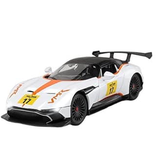 KTRS ENTERPRISE Aston Martin 1:22 Die-Cast Metal Car with Sport car Openable Doors Light and Sound,Pull Back Function Indoor Outdoor Toy for Kids (Multicolor) (New Version)