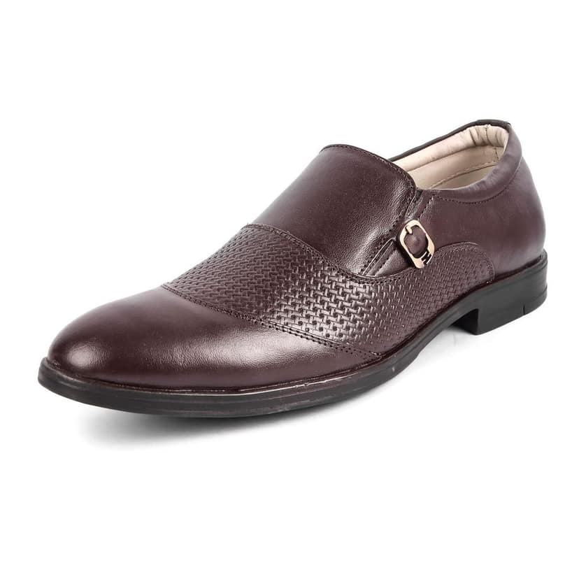 FEATHER LEATHER Men's Genuine Leather Black Formal Shoes for Men - Suitable for Formals, Office Wear, Dress Up Shoes view 10