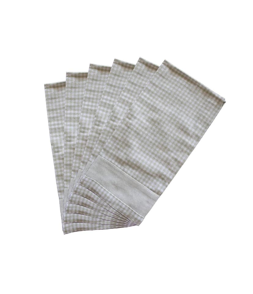 AIRWILL, 100% Cotton Kitchen Towels, Pack of 6 pcs