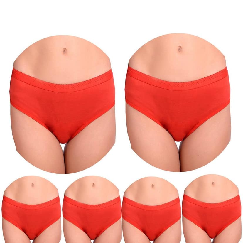 Cotton Full Coverage Hipster Panties Pack 6 view 7