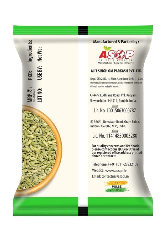 Aplus Saunf Sabut Fennel Seed 500gm(pouch) view 2