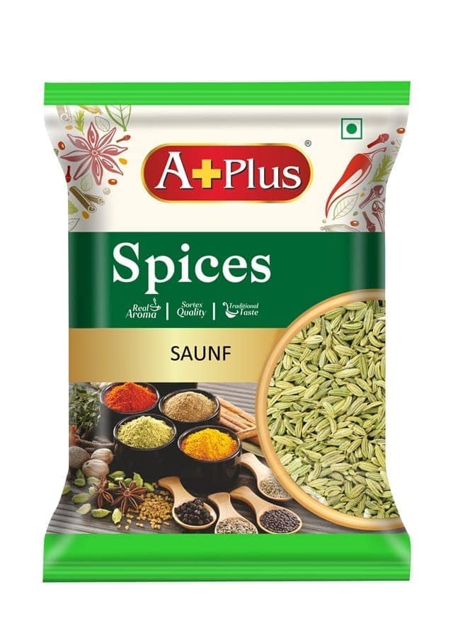 Aplus Saunf Sabut Fennel Seed 500gm(pouch) view 3