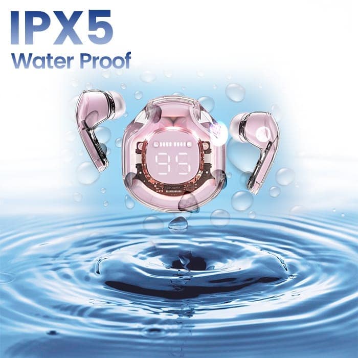 Flute Ultrapods Pro Wireless Earbuds - Pink view 6