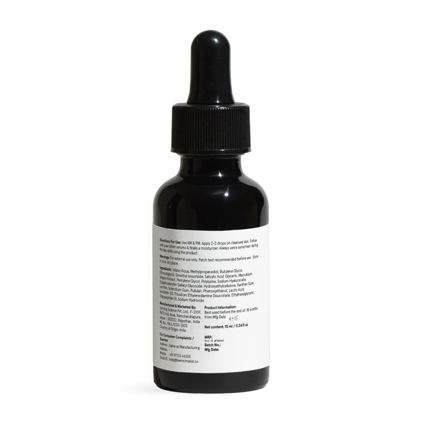 Salicylic Acid 2% Face Serum For Oil Controled & Acne Free Skin, view 2