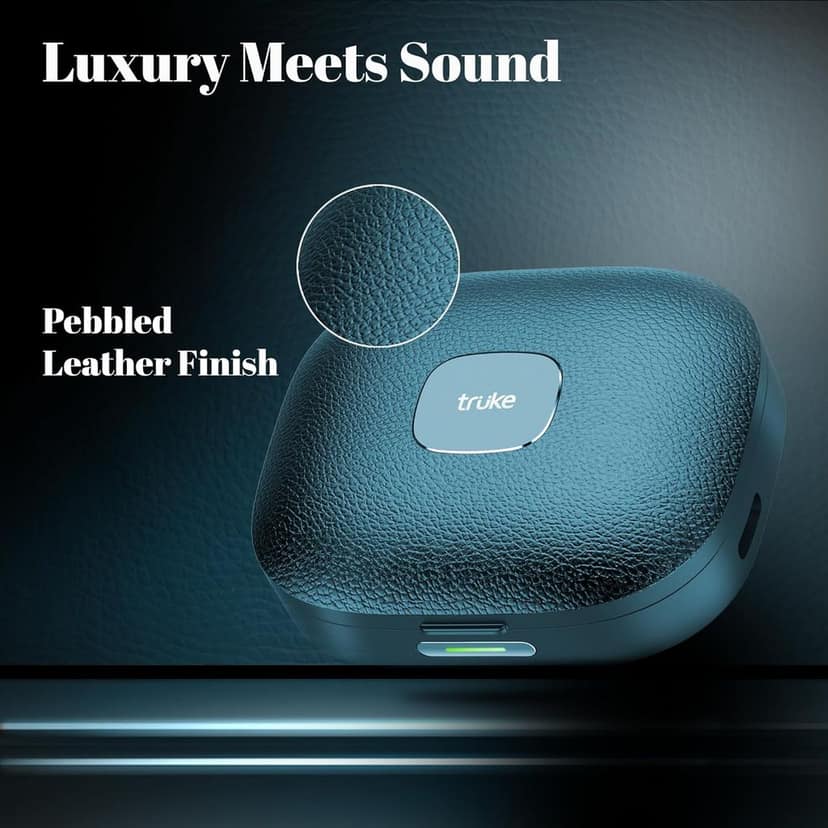 truke Mega 9 New Launch True Wireless in Ear Earbuds W/ 24-Bit Lossless Spatial Audio, 70H Battery Fast Charge Ear Buds (Cobalt Blue) view 6