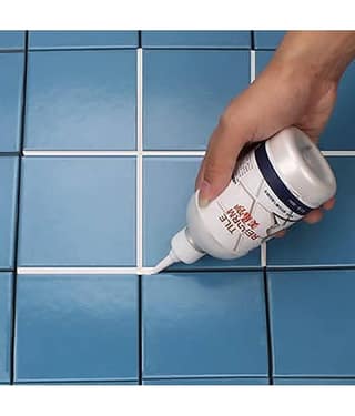 Tiles Gap Filler Waterproof Crack Grout Gap Filler Agent Water Re7sistant Silicone Sealant for DIY Home Sink Gaps/Grouts Repair Filler Tube Paste for Kitchen, Bathroom