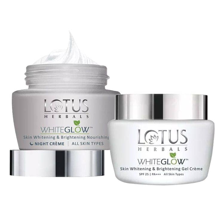 Lotus Herbals WhiteGlow Skin Whitening & Brightening Gel Cream & Night Creme Combo (60 gm+60 gm) Combo view 4