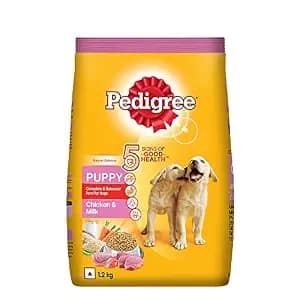 Pedigree Puppy Dry Dog Food Food, Chicken & Milk 1.2 Kgs