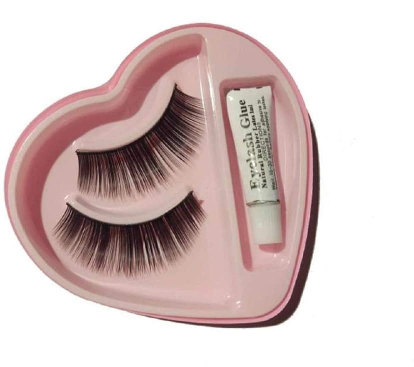CartKing Glamezone False Eyelashes with Eyelash Curler view 3