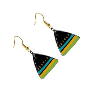 Unique and Colourful watermelon earrings