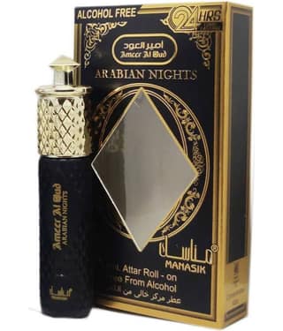 MANASIK ARABIAN NIGHTS Concentrated Attar Roll On 6ml .