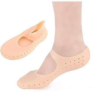 Silicone Socks Full Size Socks,Moisturizing Socks Foot Anti Cracking Care Skin Socks For Dry Feet Cracked Heel Repair He