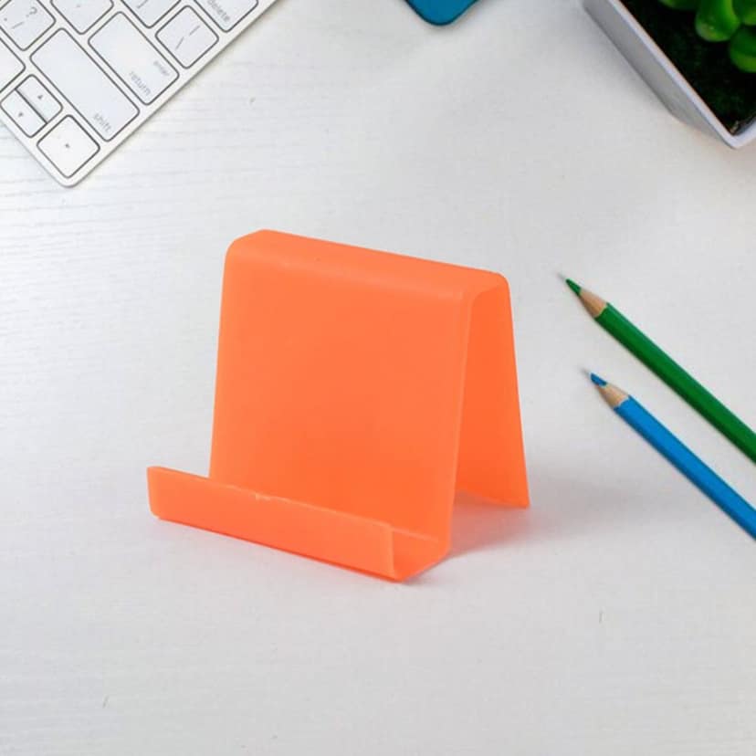 Durable Plastic Mobile Phone Stand with Angled Support (1 Pc / Mix Color) view 3