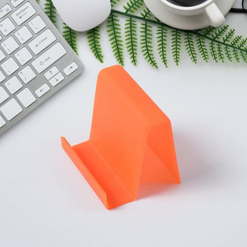 Durable Plastic Mobile Phone Stand with Angled Support (1 Pc / Mix Color) view 6