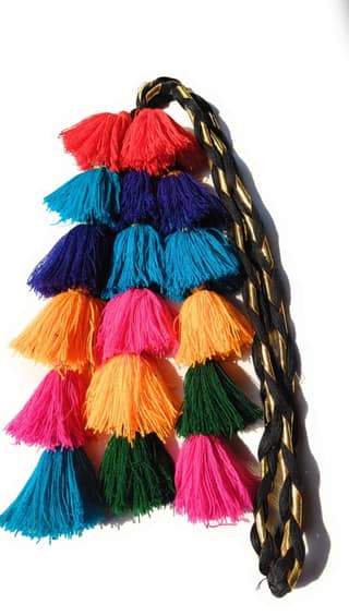 Women & Girls Light Weight Heavy Punjabi Paranda | Hand made Braid Tassles