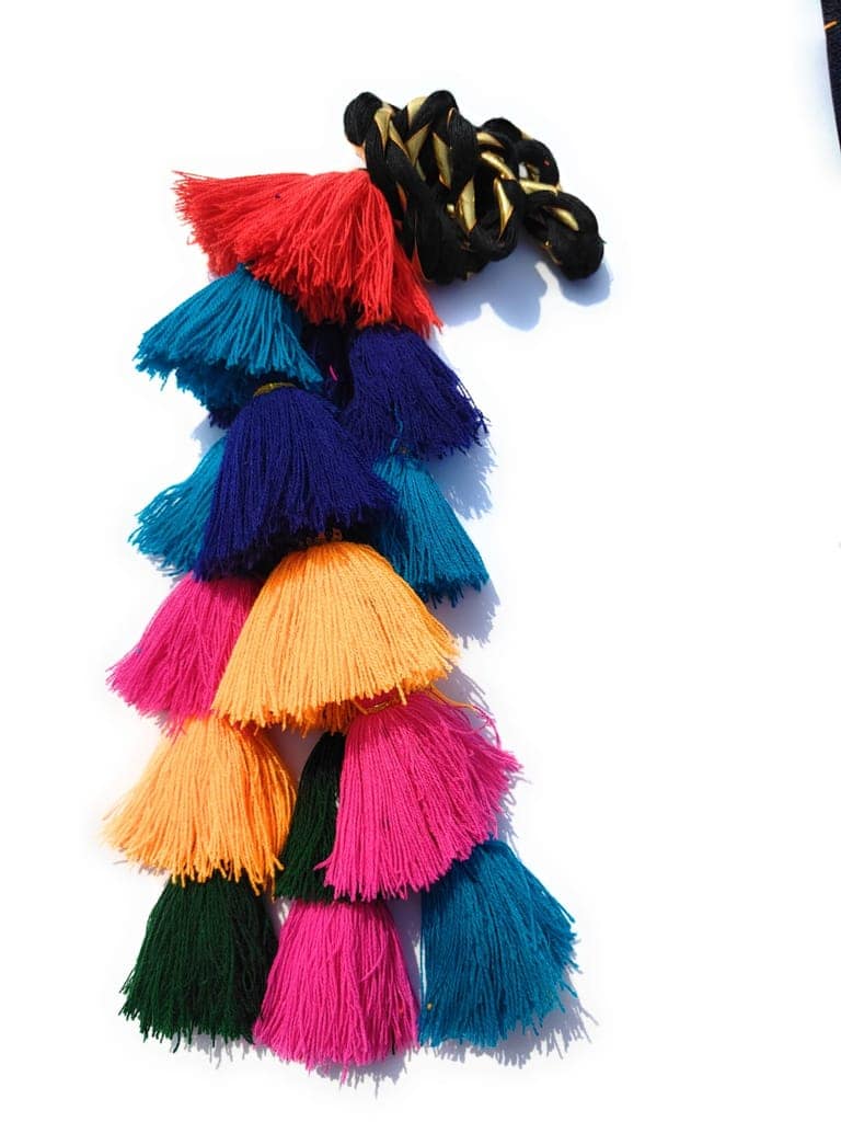 Women & Girls Light Weight Heavy Punjabi Paranda | Hand made Braid Tassles view 8