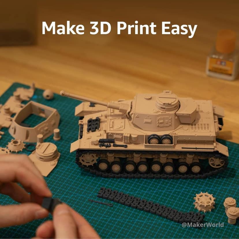 WOL3D Bambu Lab A1 Mini Combo 3D Printer with AMS Lite Up to 500mm/s Print Speed, 180×180×180mm Build Volume, Multi-Color Printing, High Precision, Full-Auto Calibration, Quiet & Fast FDM Printing view 7