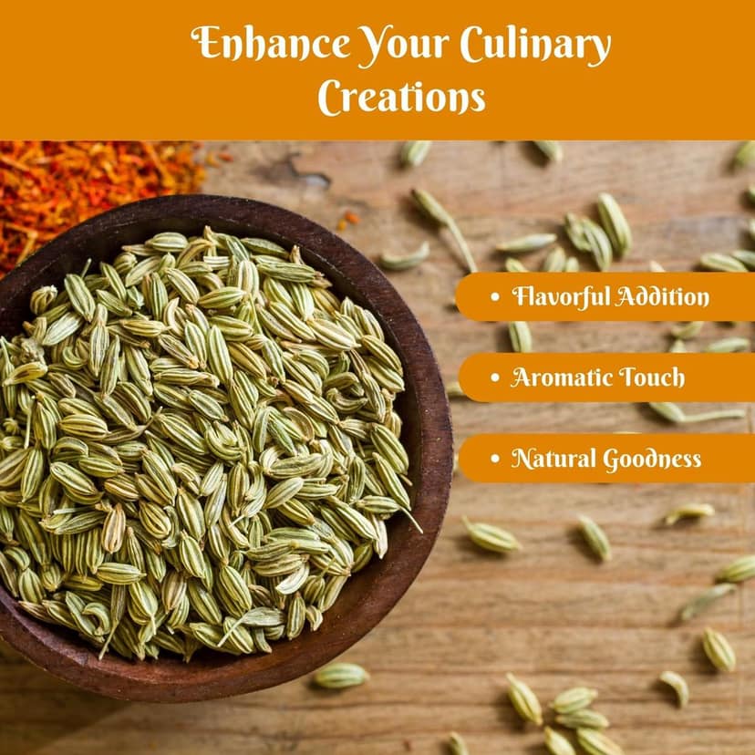 Agro Mantra Fennel Seeds 100g | Aromatic & Flavorful | Hand-Picked Raw Materials | Sourced from Gujarat | Ideal for Curries, Pickles, Desserts & Planting | Versatile Indian Spice (pack of 3) view 7