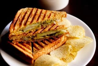 Paneer grilled sandwich