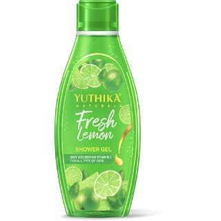 Yuthika Fresh Lemon Body Wash Shower Gel 250 ml | Gentle Cleanser For Women & Men