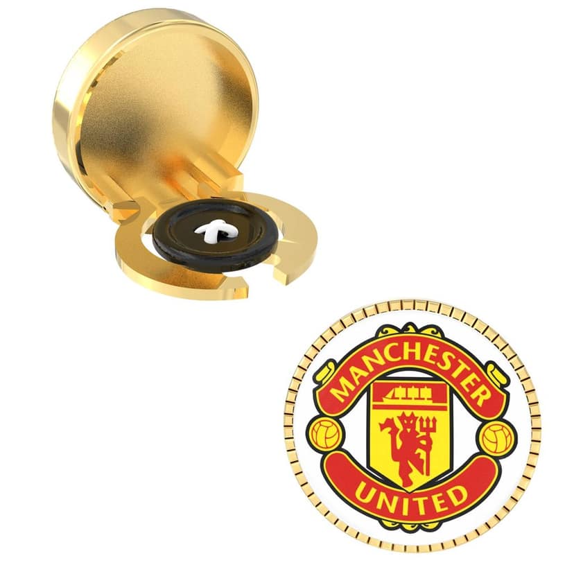 The Smart Buttons - Shirt Button Cover Cufflinks for Men - Manchester United Style view 7