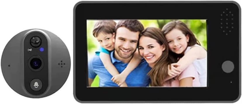 AUSHA V3 WiFi Video Peephole Camera | 1080P HD, Tuya App, Two-Way Talk & Motion Alerts view 2
