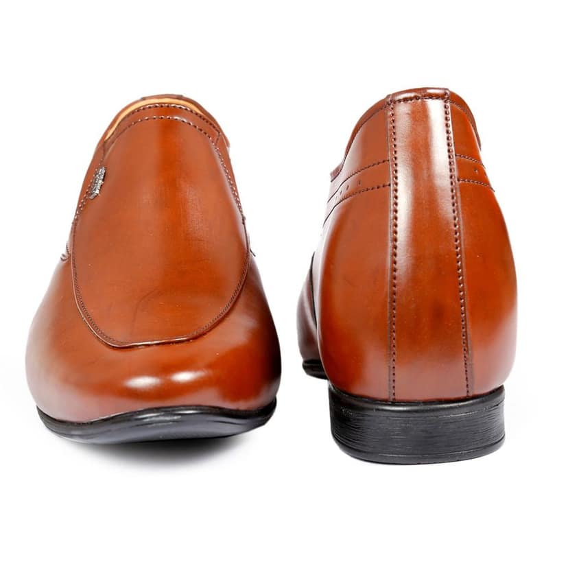 BXXY Men's 9 cm (3.5 Inch) Hidden Height Increasing Faux Leather Material Slip-on Formal Dress Shoes view 9