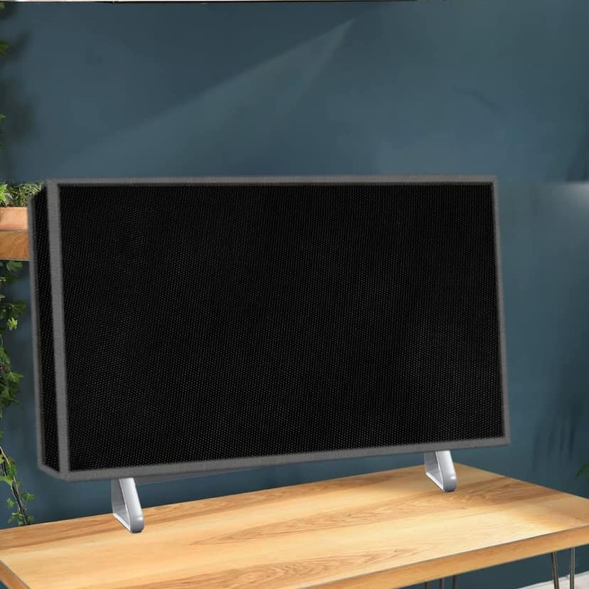 PalaP Super Premium Dust Proof Monitor Cover for HP All in ONE Desktop 24 inches (Black) view 5