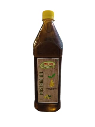 Mustard Oil (900 ml) – Healthy, Cold-Pressed | Ahirori Annadata Farmer Producer Company Ltd