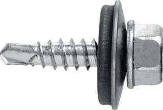 H9 Steel Hex Head Self drilling Tapping Screws Zinc Plated Carbon Screw 5.5x25 (100 pcs)