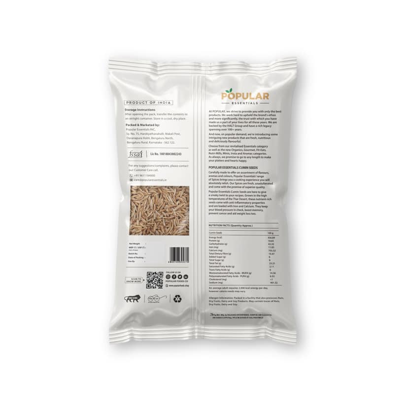 Popular Essentials Jeera/Cumin Seeds view 2