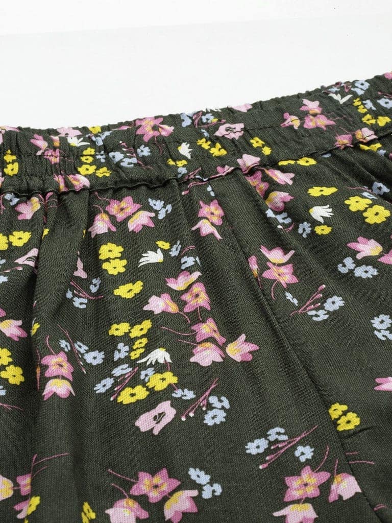 Women Pure Cotton Printed Lounge Pants view 5