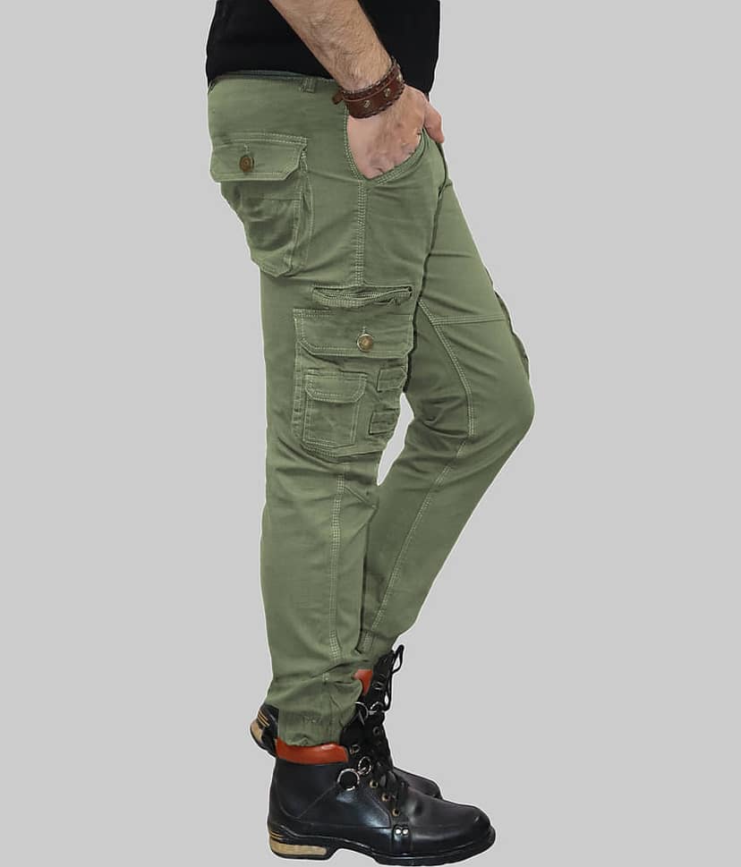 HYMEN LEGIONS Regular Flat Men's Cargos - Grey ( Pack of 1 ) view 2
