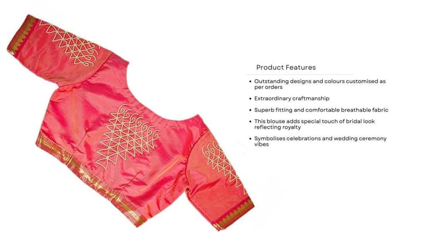 Aari Work Blouse1 piece view 3