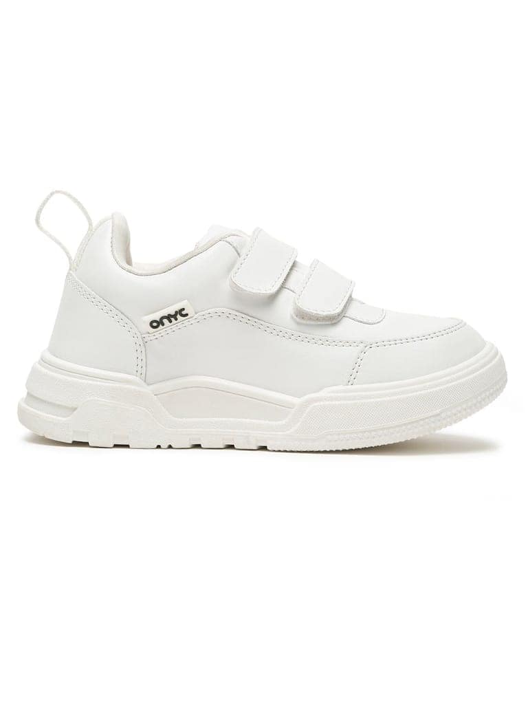 SuperKool Comfortable & LightWeight Lace-Free Sneakers - White (Unisex) view 6