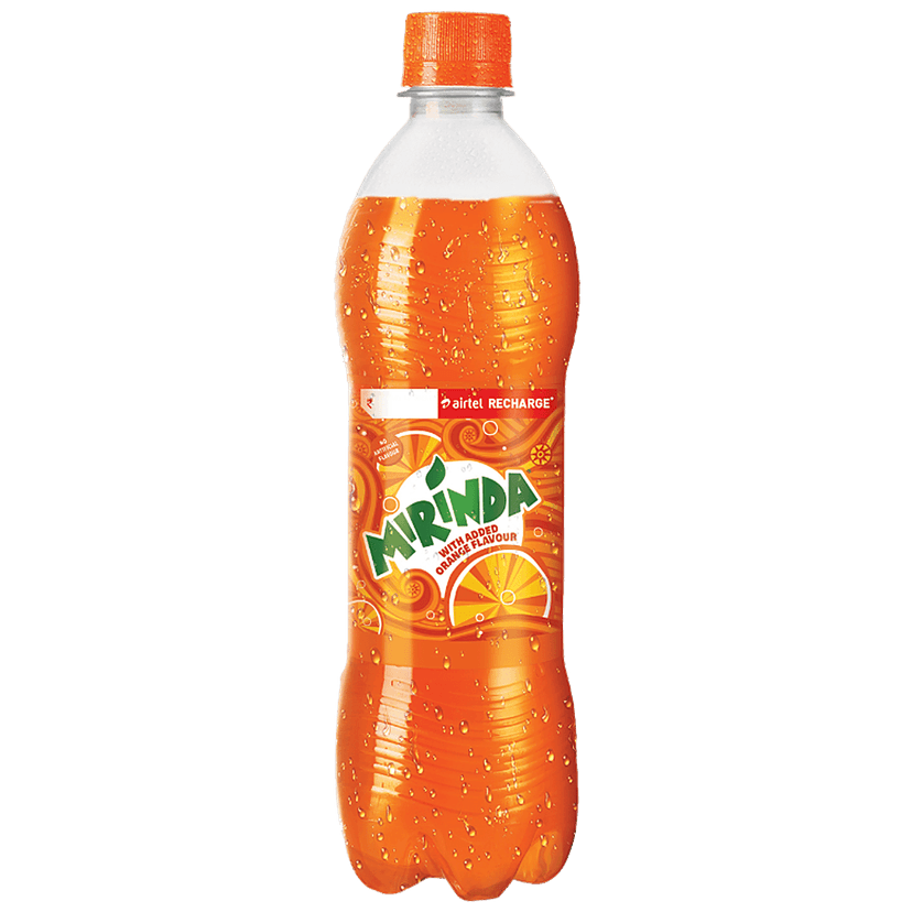 Mirinda Soft Drink - With Added Orange Flavour, 750 Ml
