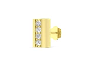 Diamond Bridge Men's Stud (1 Pc Only)