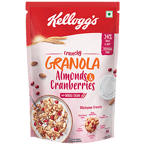 Kelloggs Crunchy Granola Almonds & Cranberries, 460 g