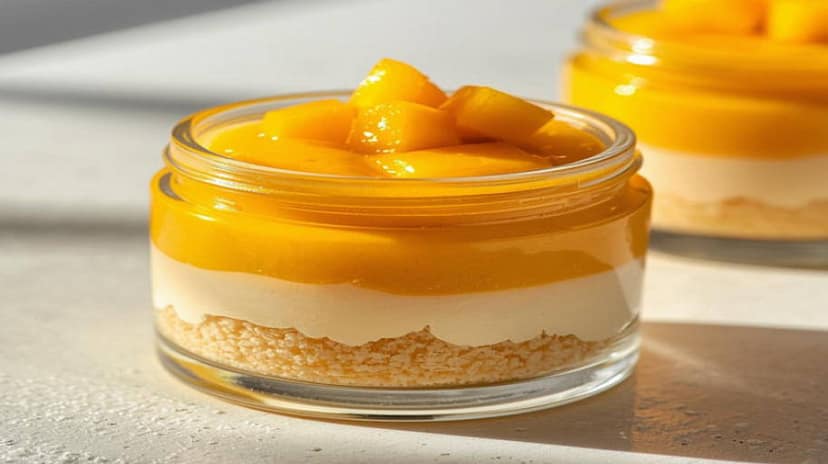 Mango Dessert Jar